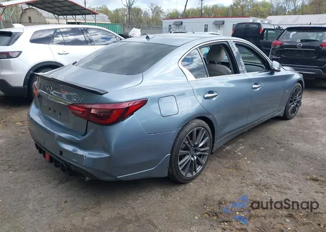 2018 Infiniti Q50 3.0T Luxe z USA, uszkodzony, nr VIN JN1EV7AP1JM590220